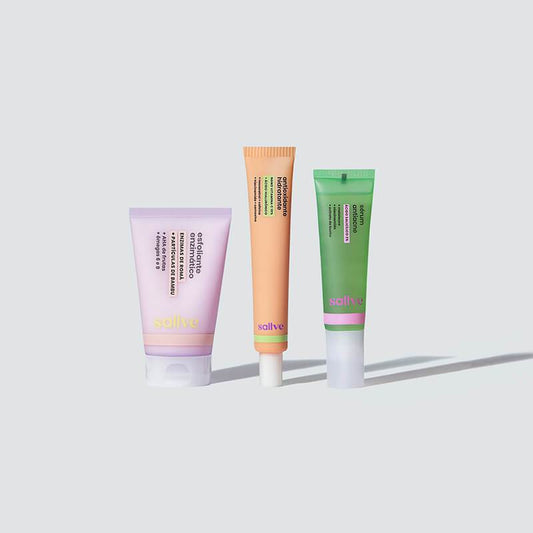 Trio Esfoliante + Antioxidante + Antiacne