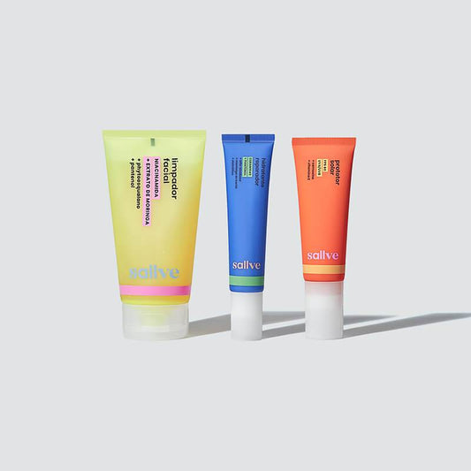 Trio Limpador + Reparador + Protetor Solar